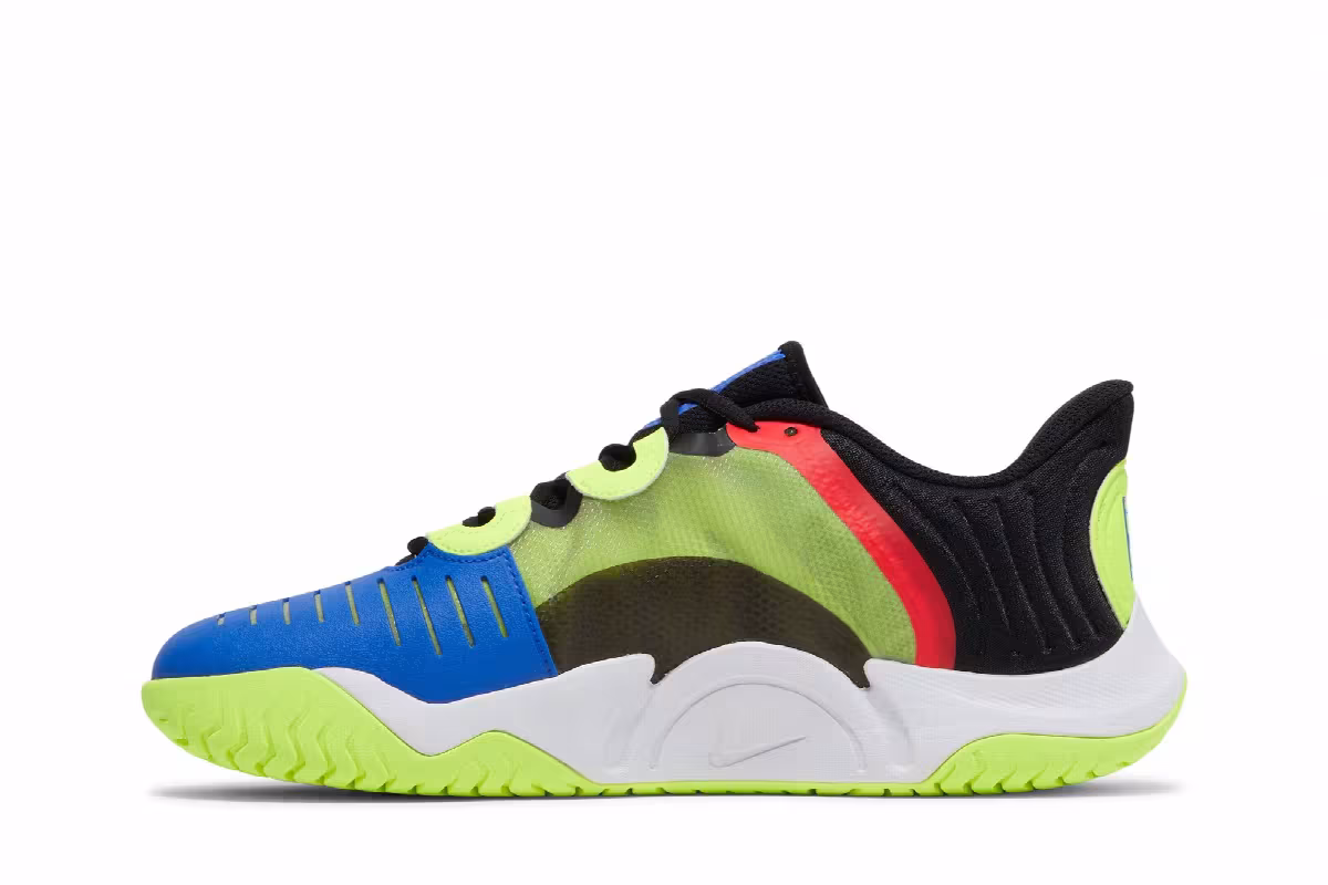 NikeCourt Air Zoom GP Turbo Black Volt, view 4