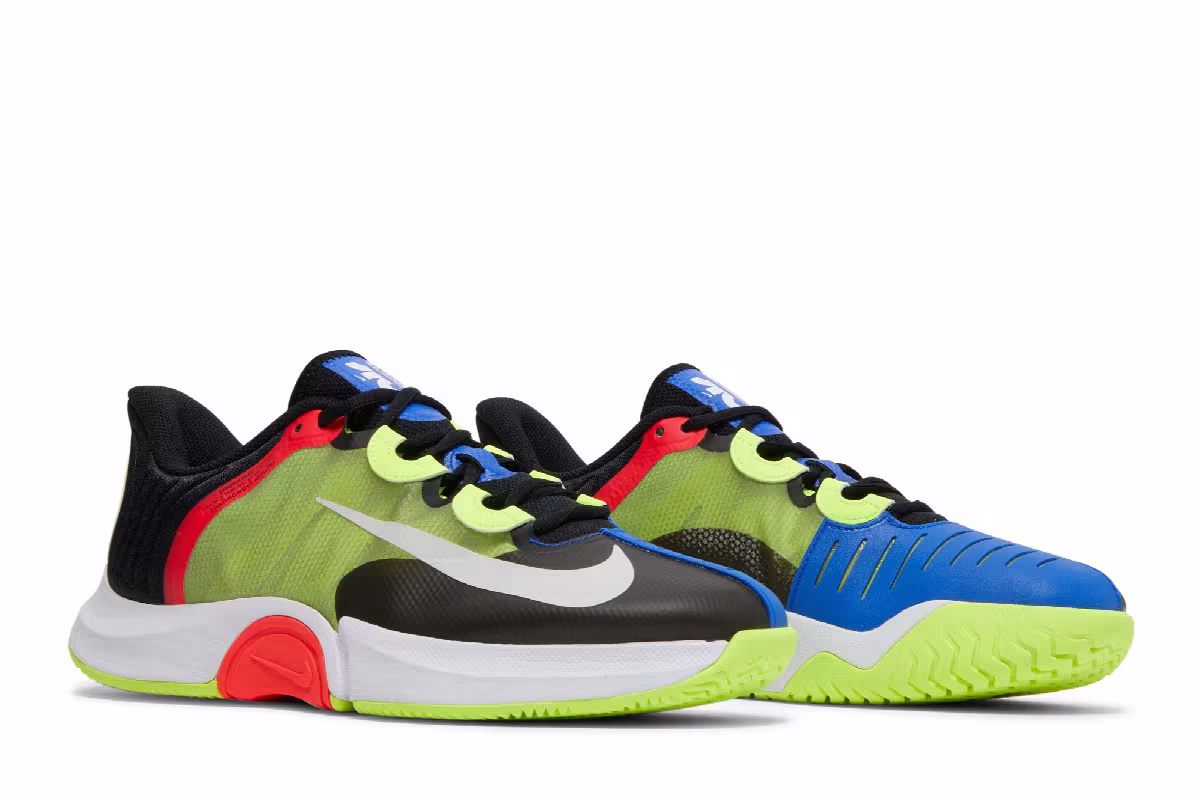NikeCourt Air Zoom GP Turbo Black Volt, view 9