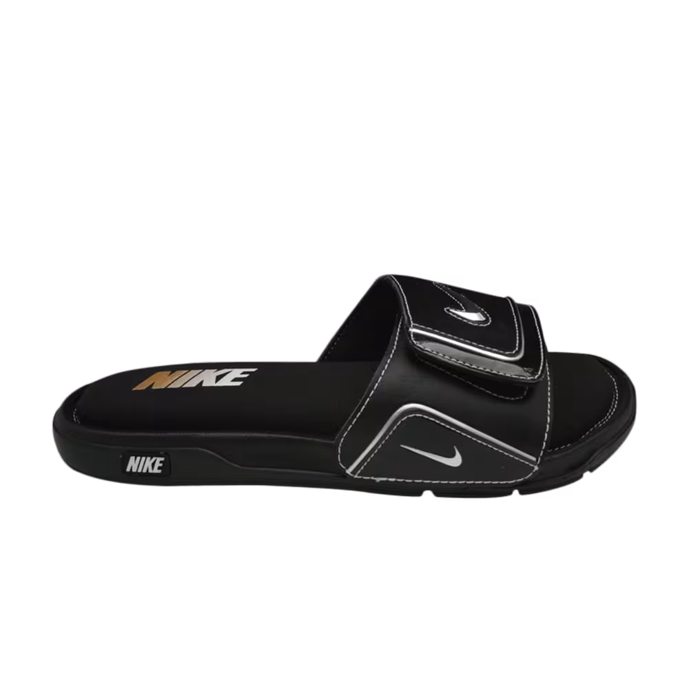 Nike Comfort Slide 2 Black Silver White