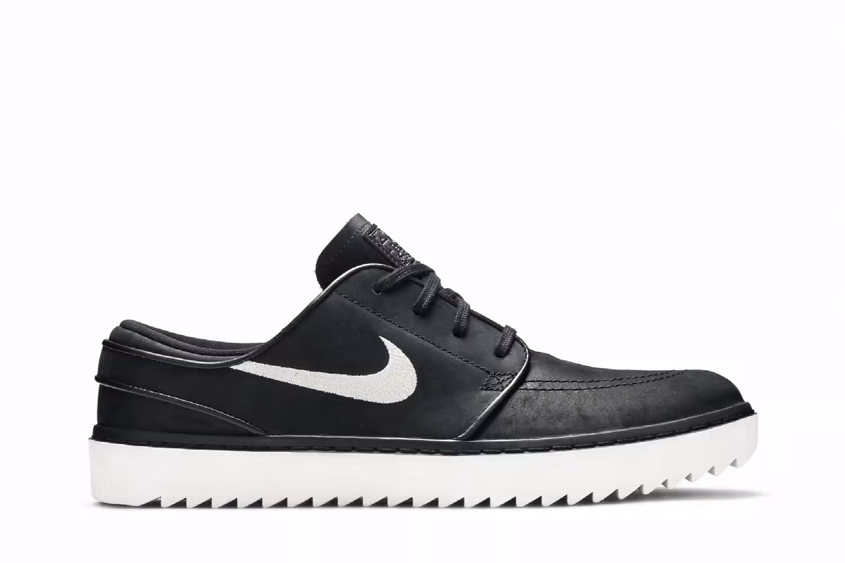 Nike Janoski Golf Black White, view 2