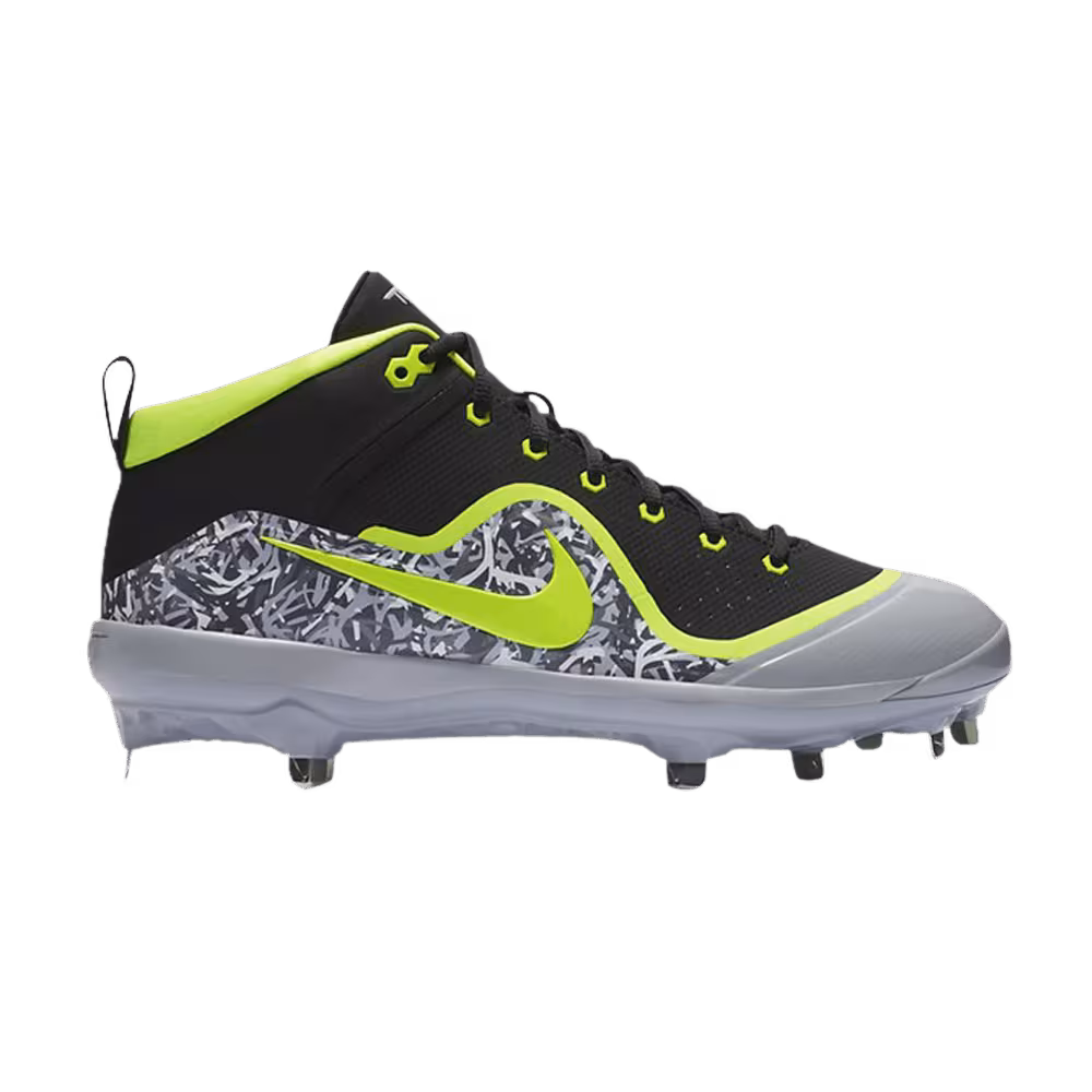 Nike Force Air Trout 4 Pro Black Grey Volt