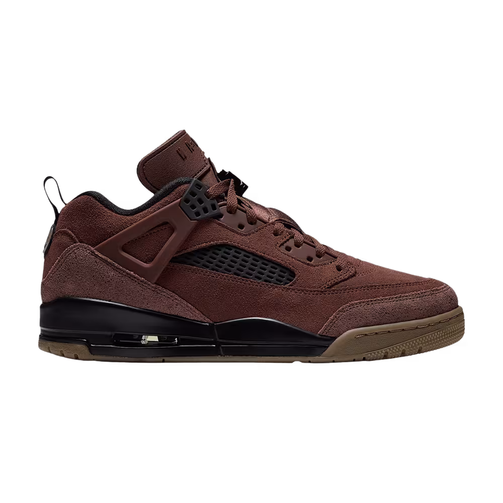 Air Jordan Spizike Low Fauna Brown Black Gum Dark Brown Pearl White