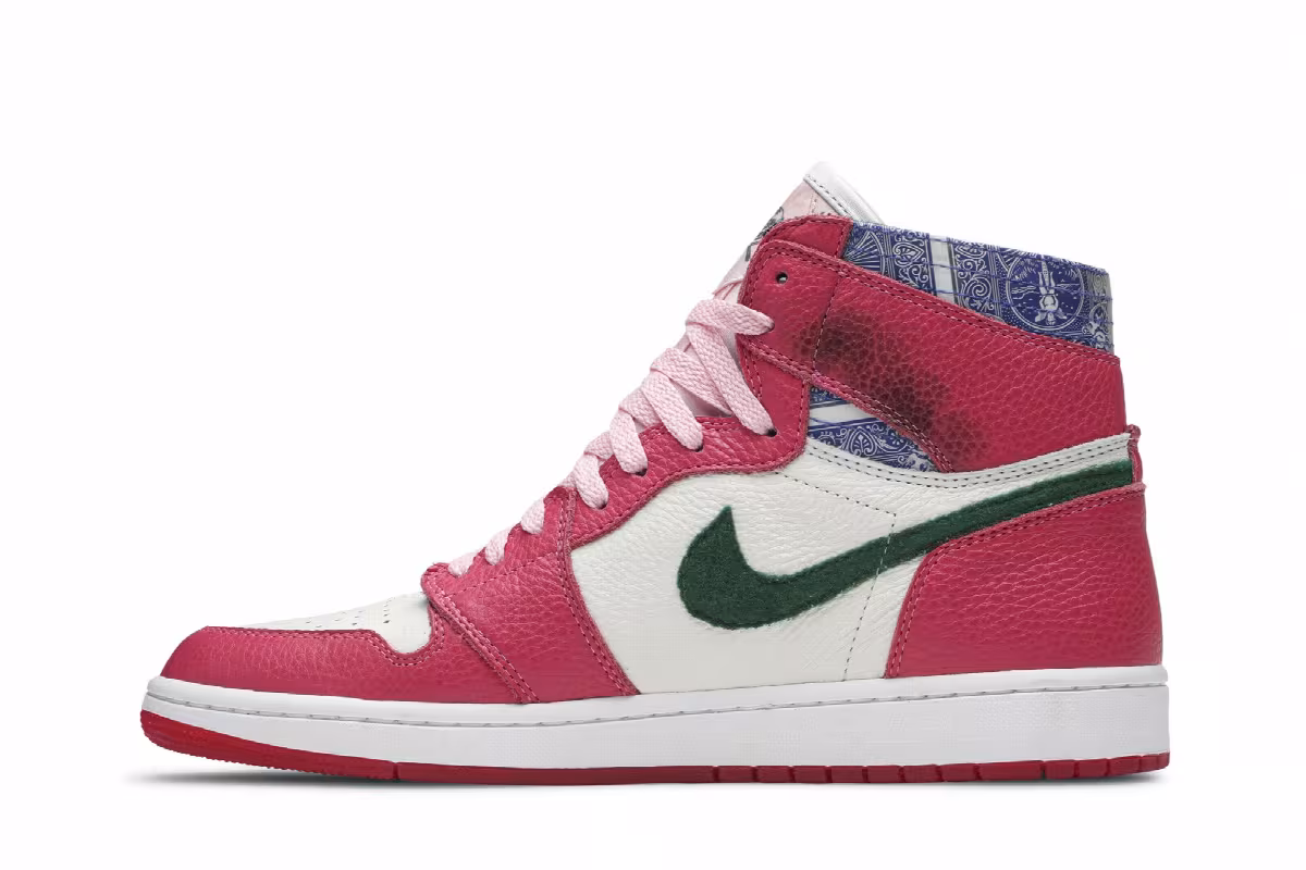 Michael B. Jordan x The Shoe Surgeon x Air Jordan 1 High Casino, view 4