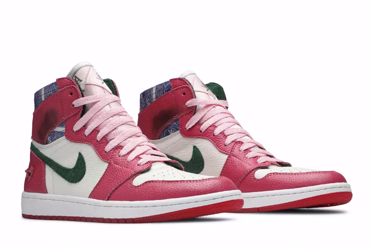 Michael B. Jordan x The Shoe Surgeon x Air Jordan 1 High Casino, view 9