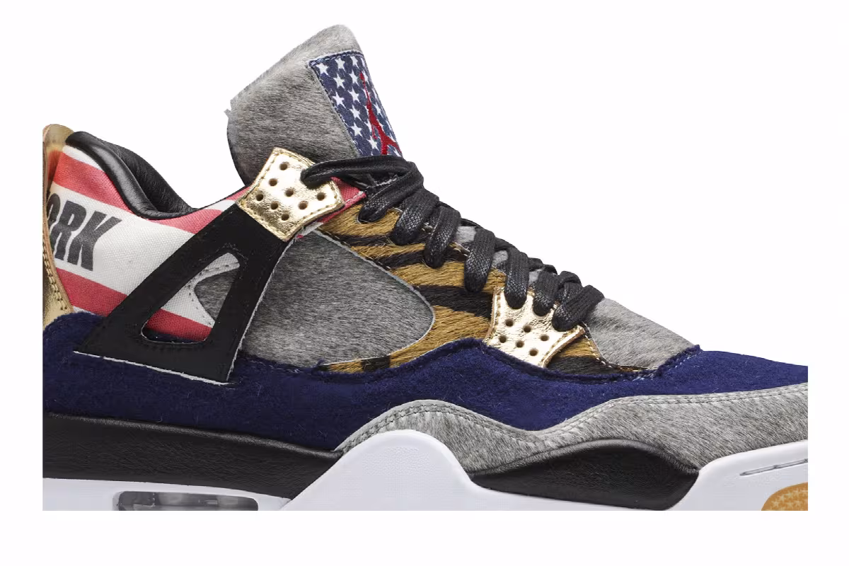 Michael B. Jordan x The Shoe Surgeon x Air Jordan 4 Coming To America, view 3