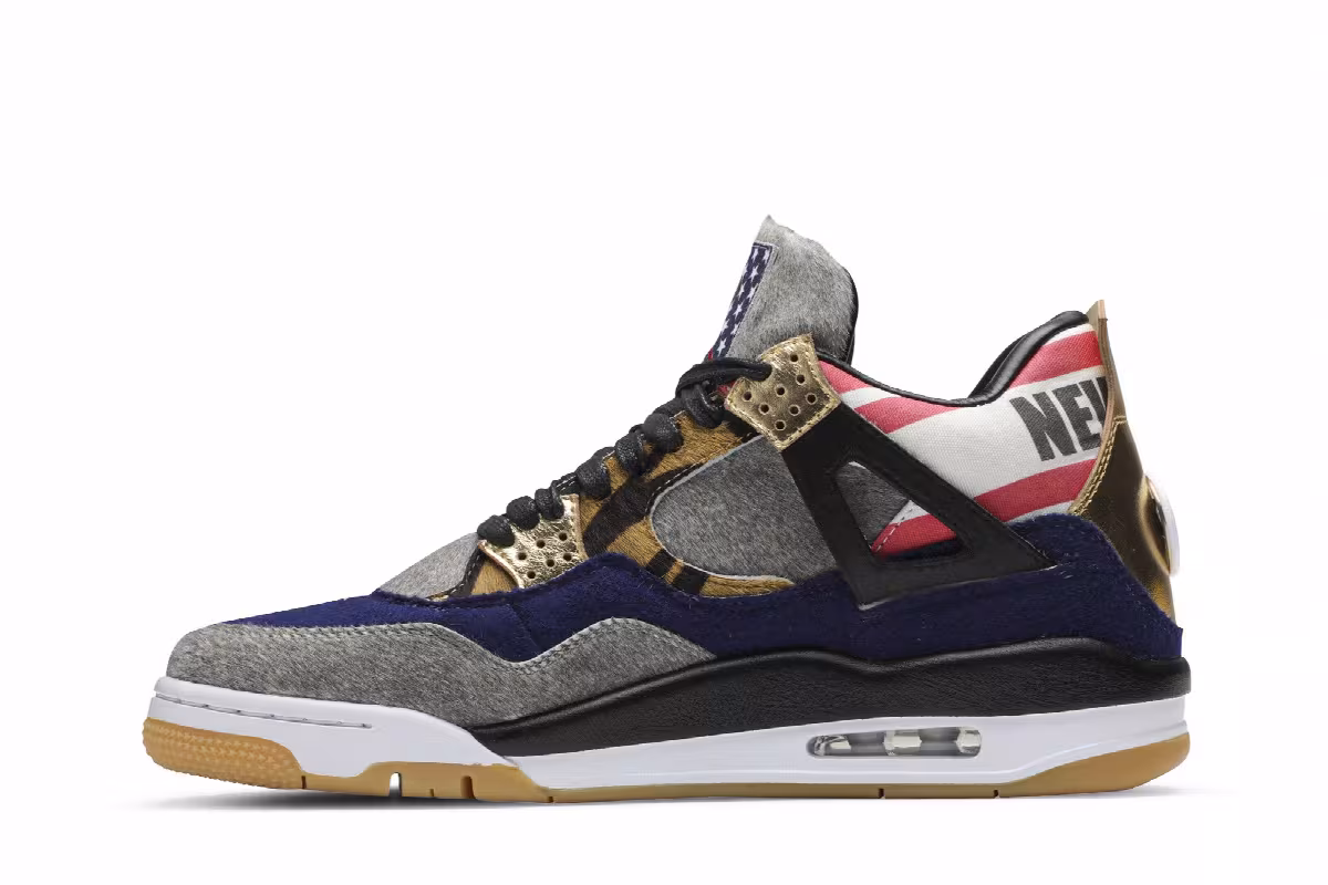 Michael B. Jordan x The Shoe Surgeon x Air Jordan 4 Coming To America, view 4
