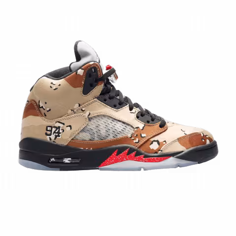 Supreme x Air Jordan 5 Retro 'Desert Camo'