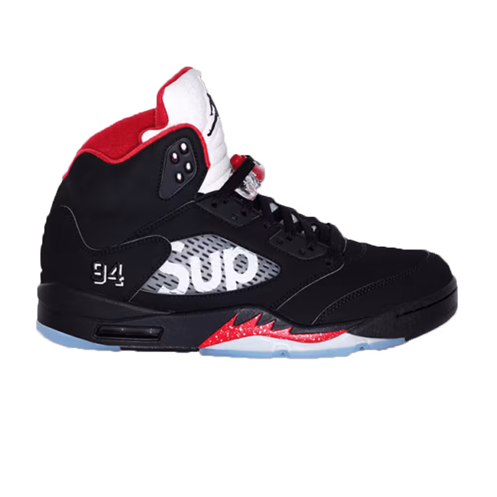 Supreme x Air Jordan 5 Black