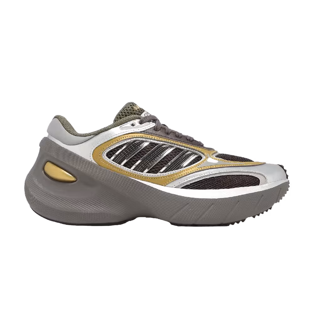 adidas Adizero Goukana Silver Metallic Dark Brown Gold Metallic