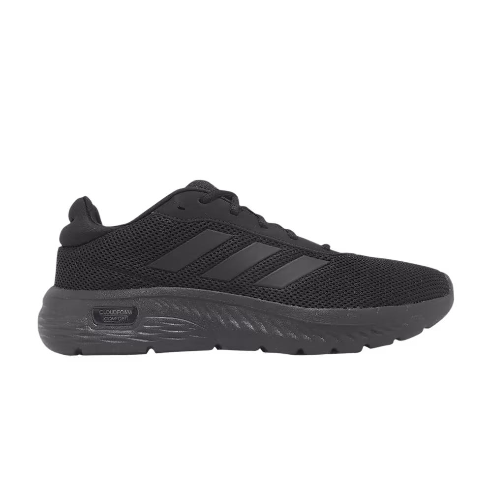 adidas Cloudfoam Comfy Core Black Core Black Iron Metallic