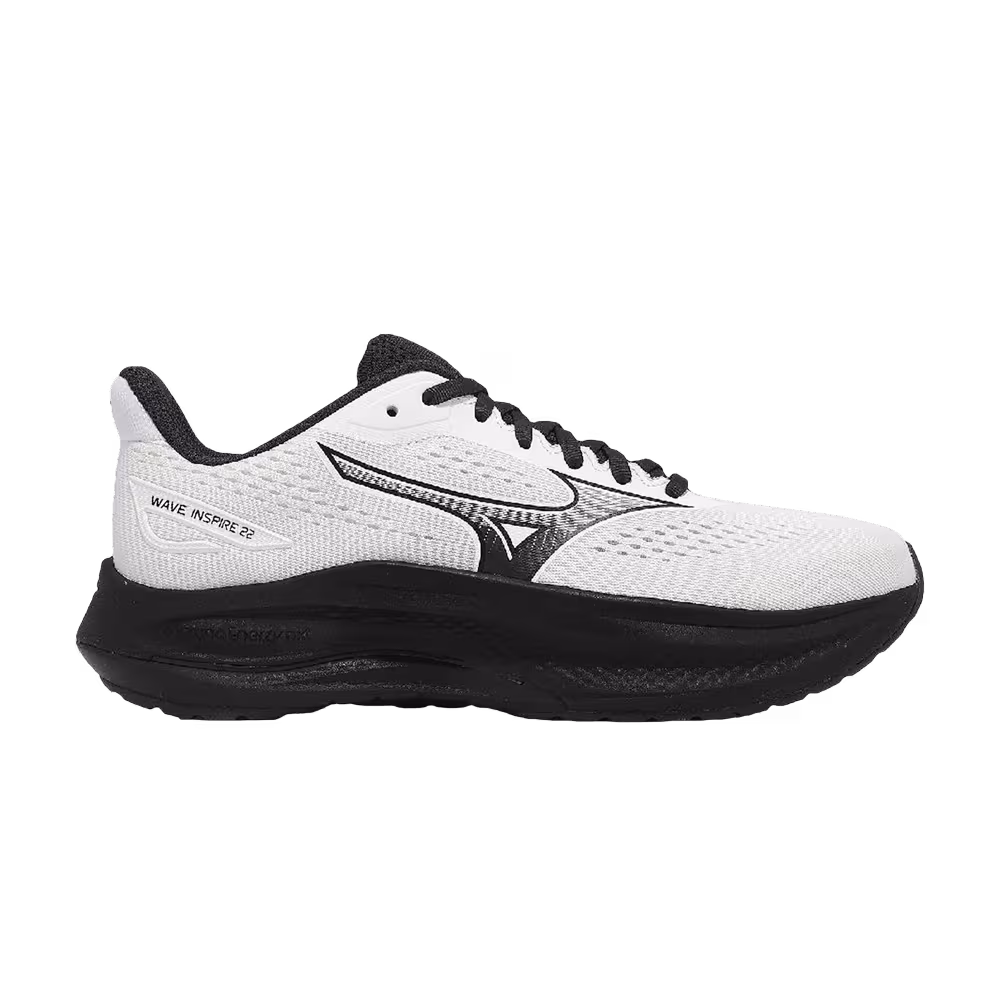 Mizuno Wave Inspire 22 Super Wide White Black