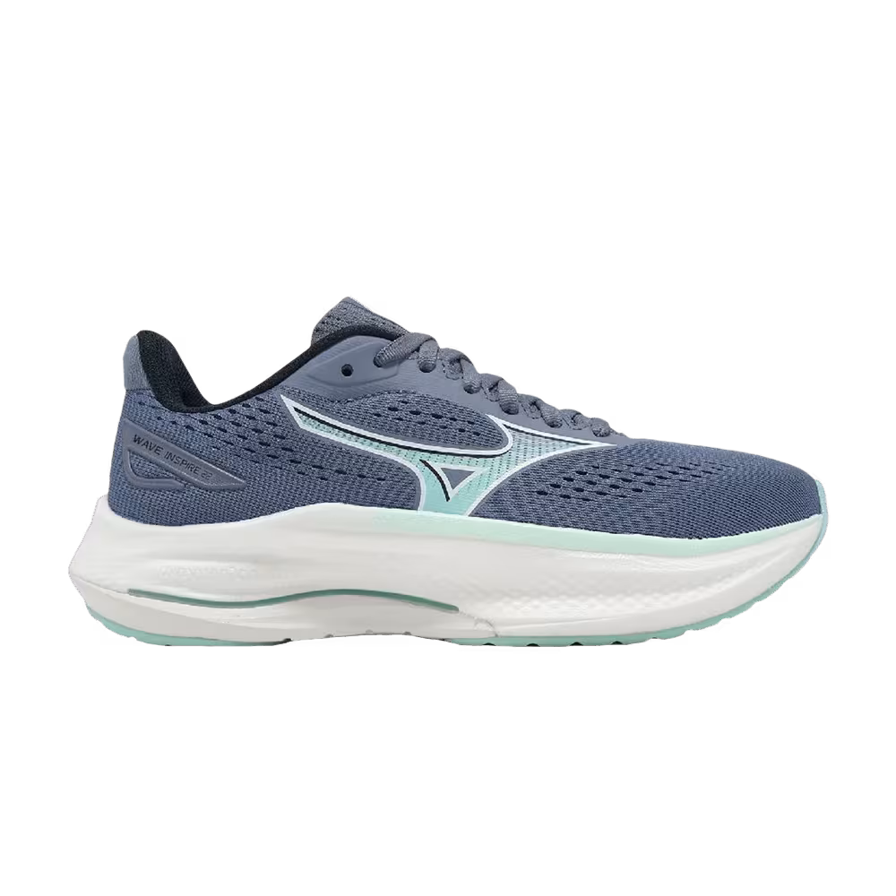 Mizuno Women's Wave Inspire 22 Super Wide Blue Green
