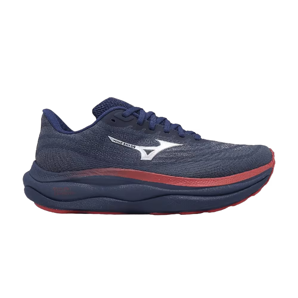 Mizuno Wave Sky 9 Super Wide Navy Red