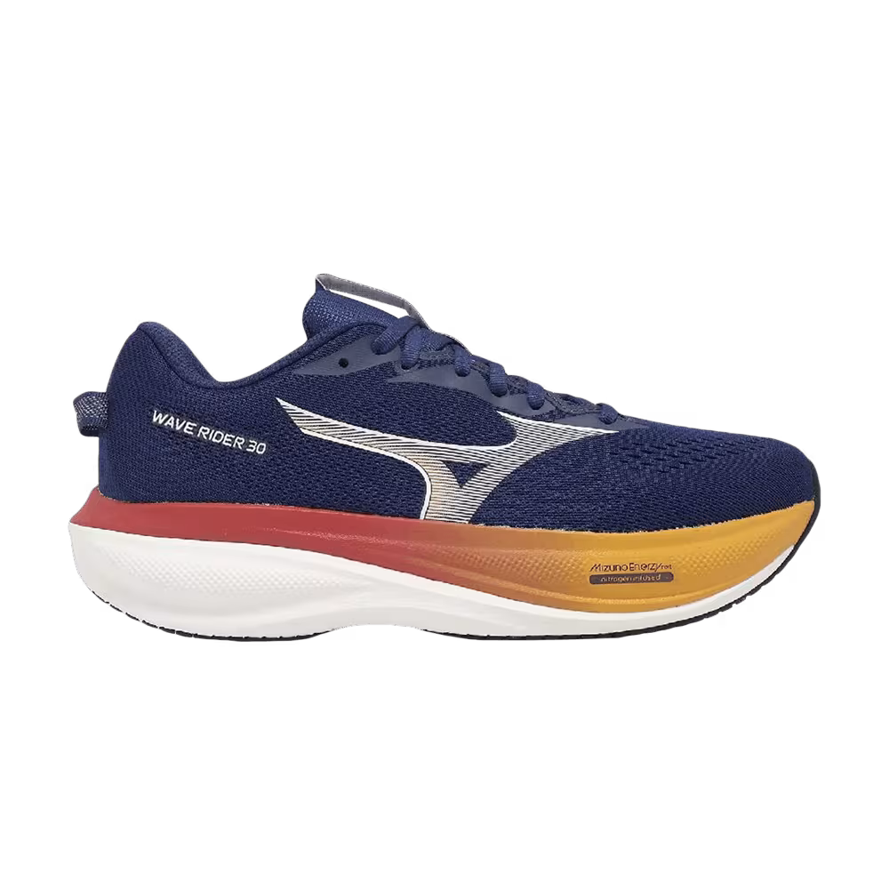 Mizuno Wave Rider 30 Super Wide Navy White