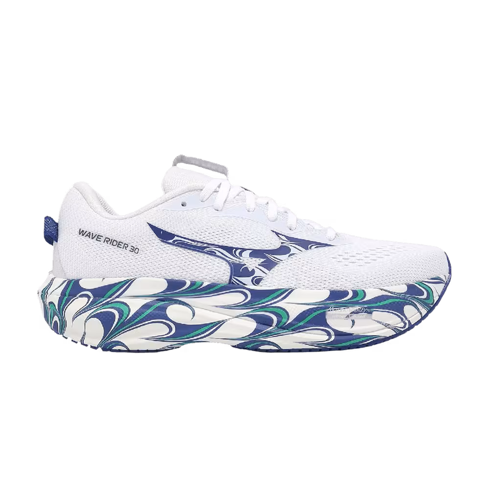 Mizuno Wave Rider 30 White Blue