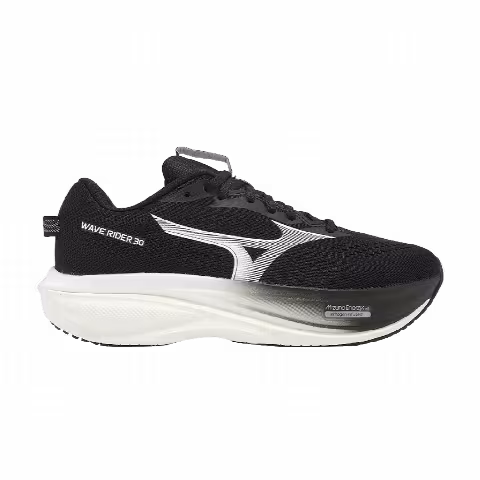 Mizuno Wave Rider 30 Super Wide 'Black White'