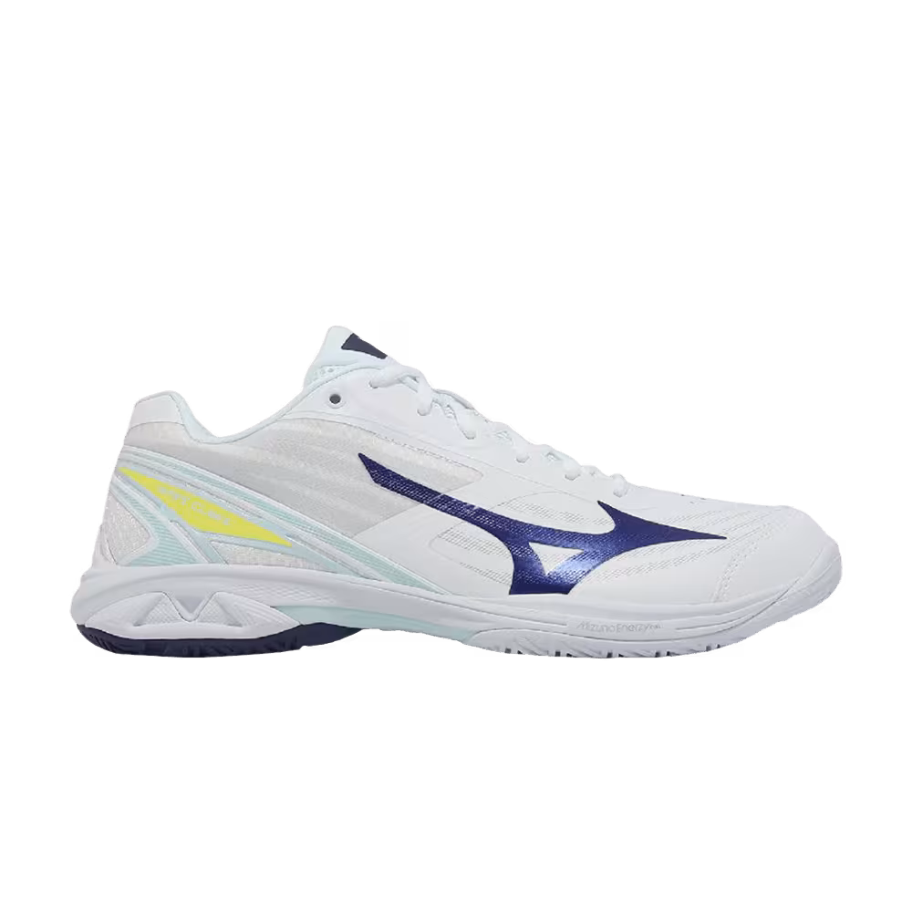Mizuno Wave Claw 4 Wide White Navy