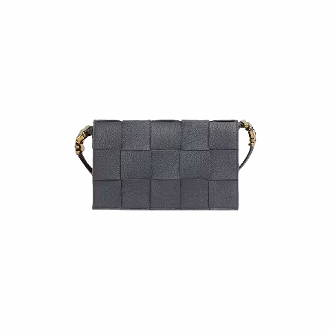 Bottega Veneta Fold Finish Cassette Bag 'Thunder/Gold'