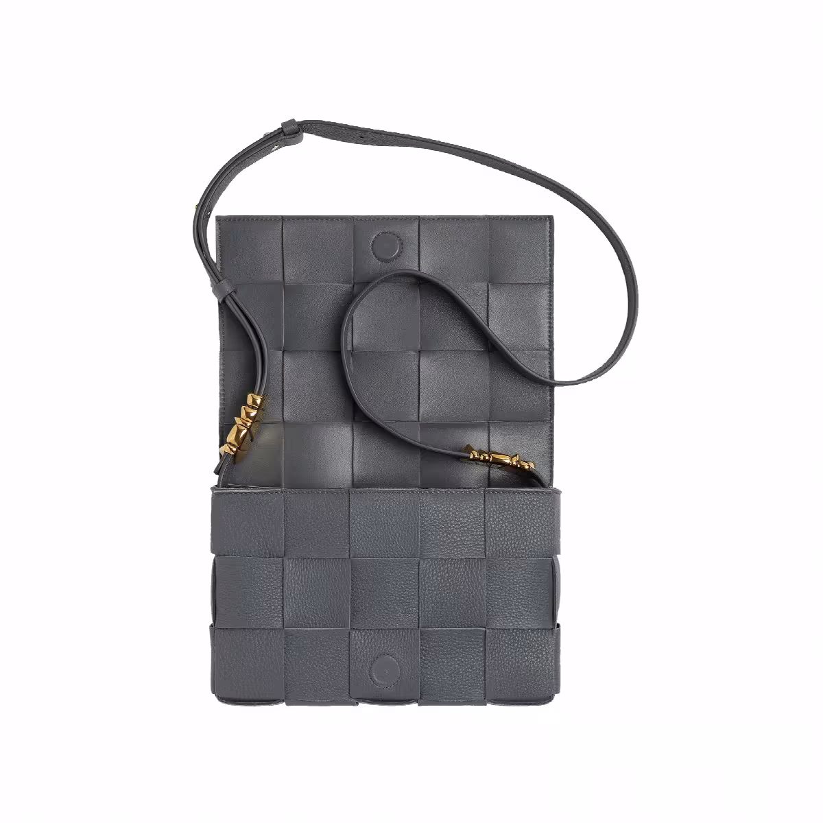 Bottega Veneta Fold Finish Cassette Bag Thunder/Gold, view 4