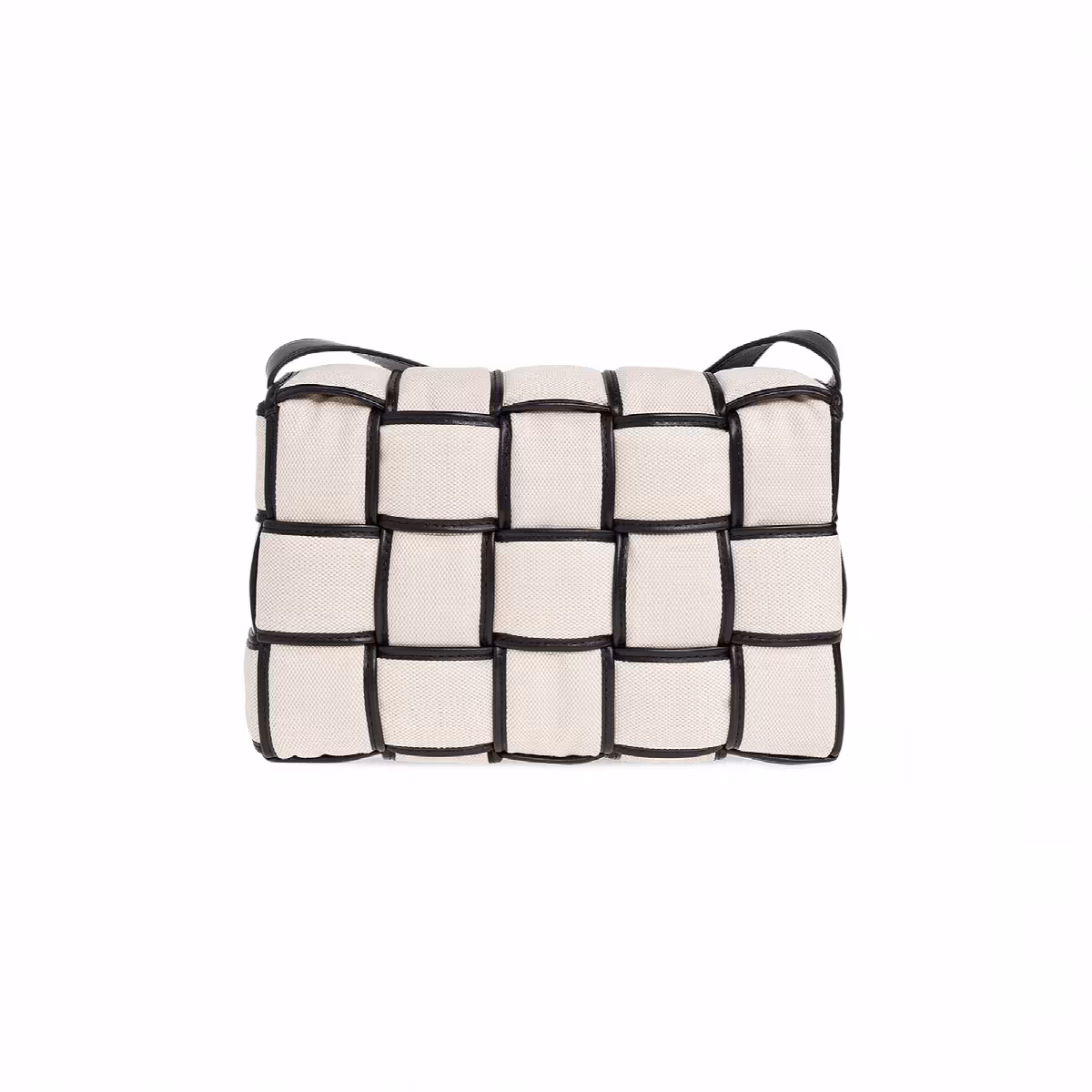 Bottega Veneta Padded Cassette Natural/Black/Gold, view 3