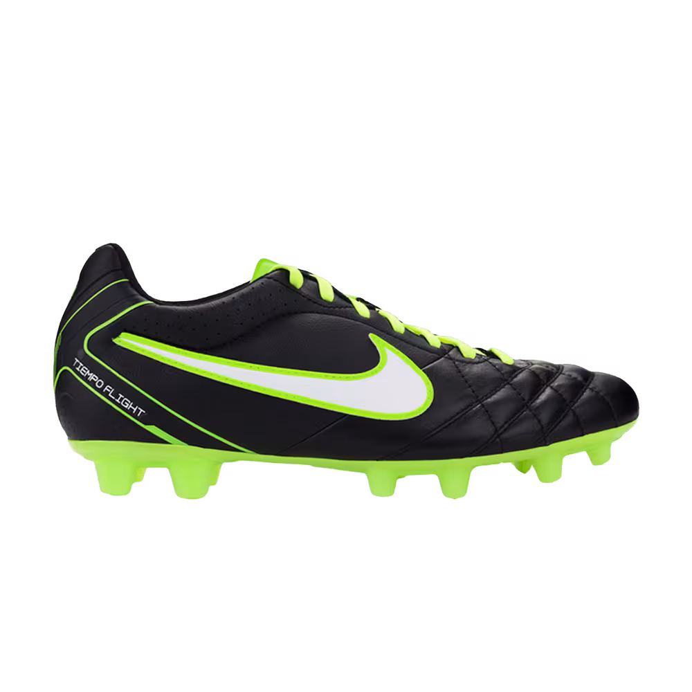 Nike Tiempo Flight Black White Volt