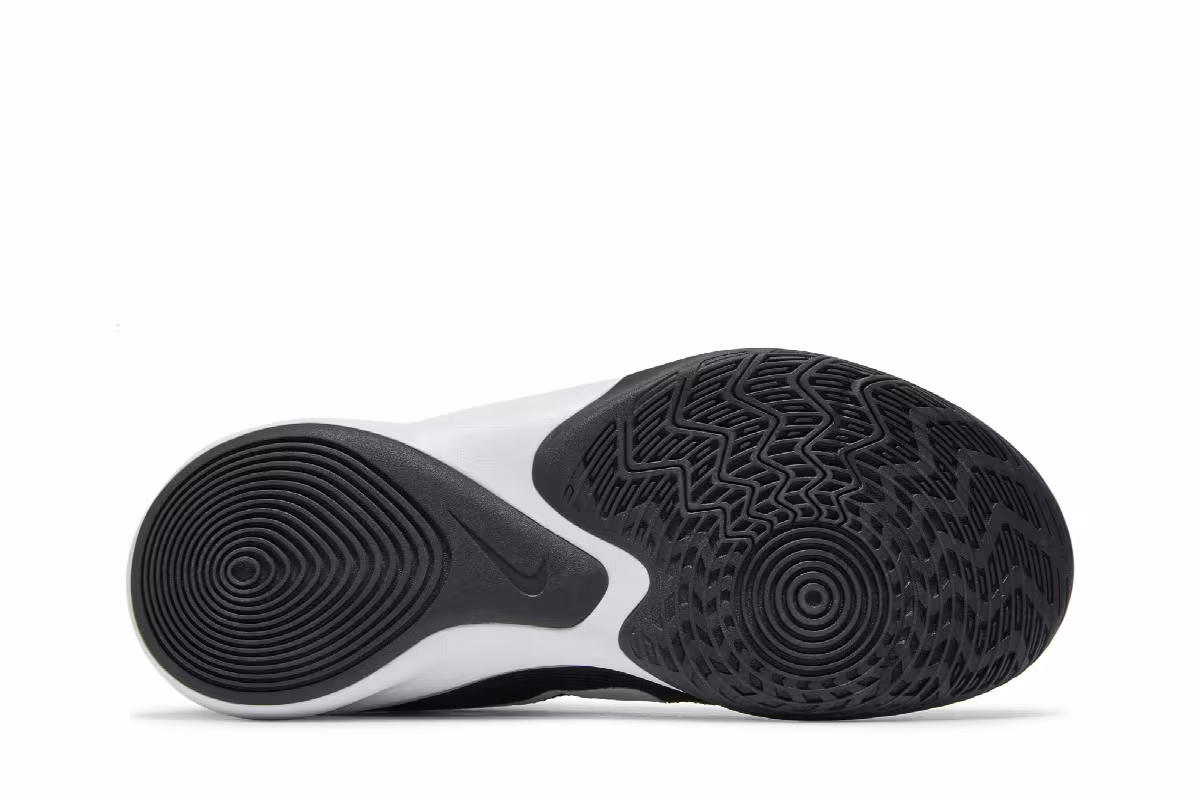Nike Precision 3 Flyease 4E Wide Black White, view 5