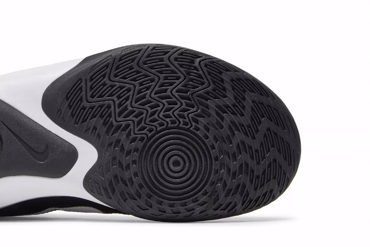Nike Precision 3 Flyease 4E Wide Black White, view 6