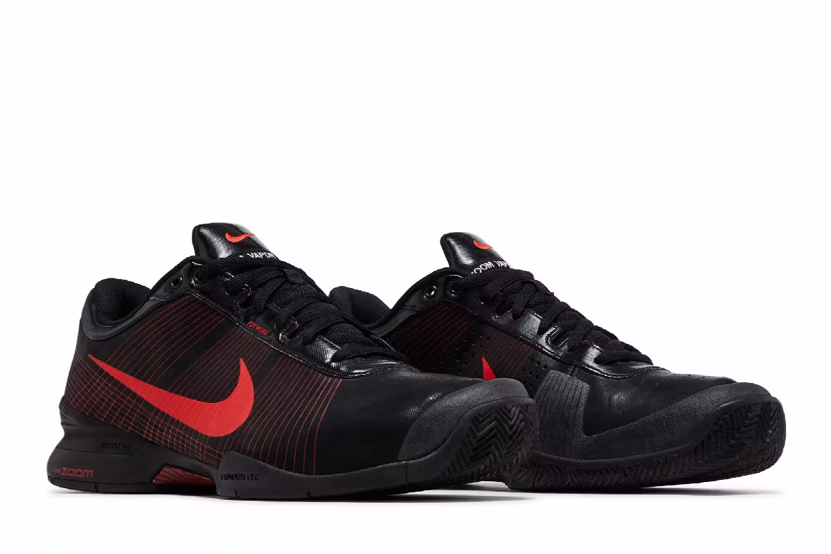Nike Air Zoom Vapor 6 Tour Black Red, view 9
