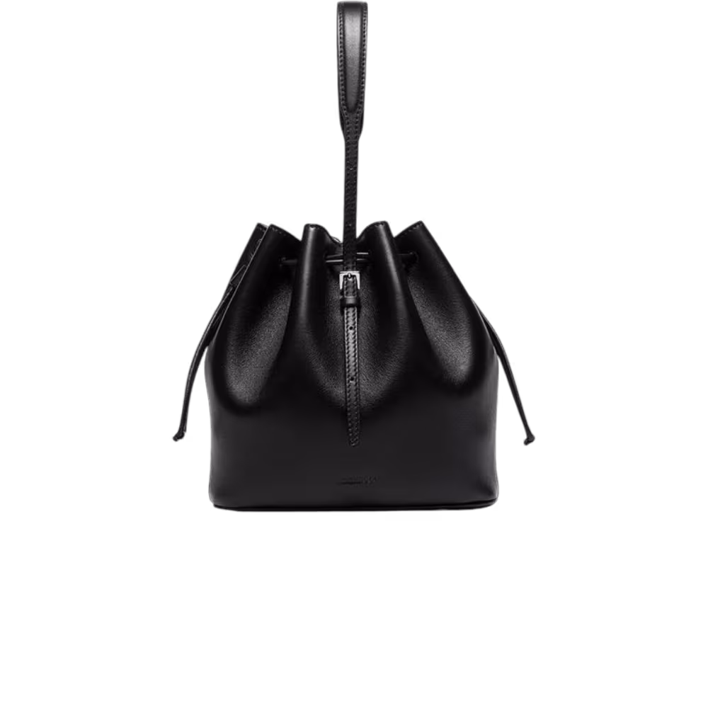 Jil Sander Holster Bucket Bag Black