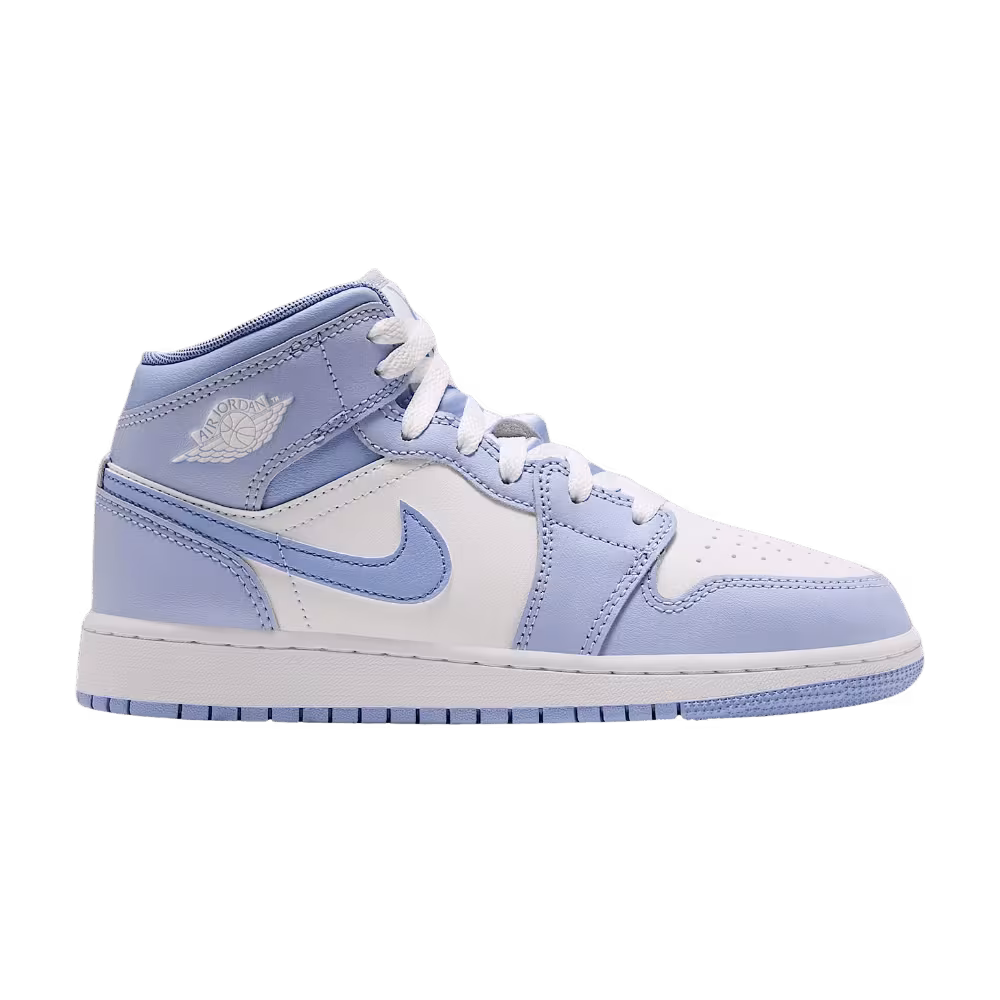 Air Jordan 1 Mid GS Hydrogen Blue Aluminum
