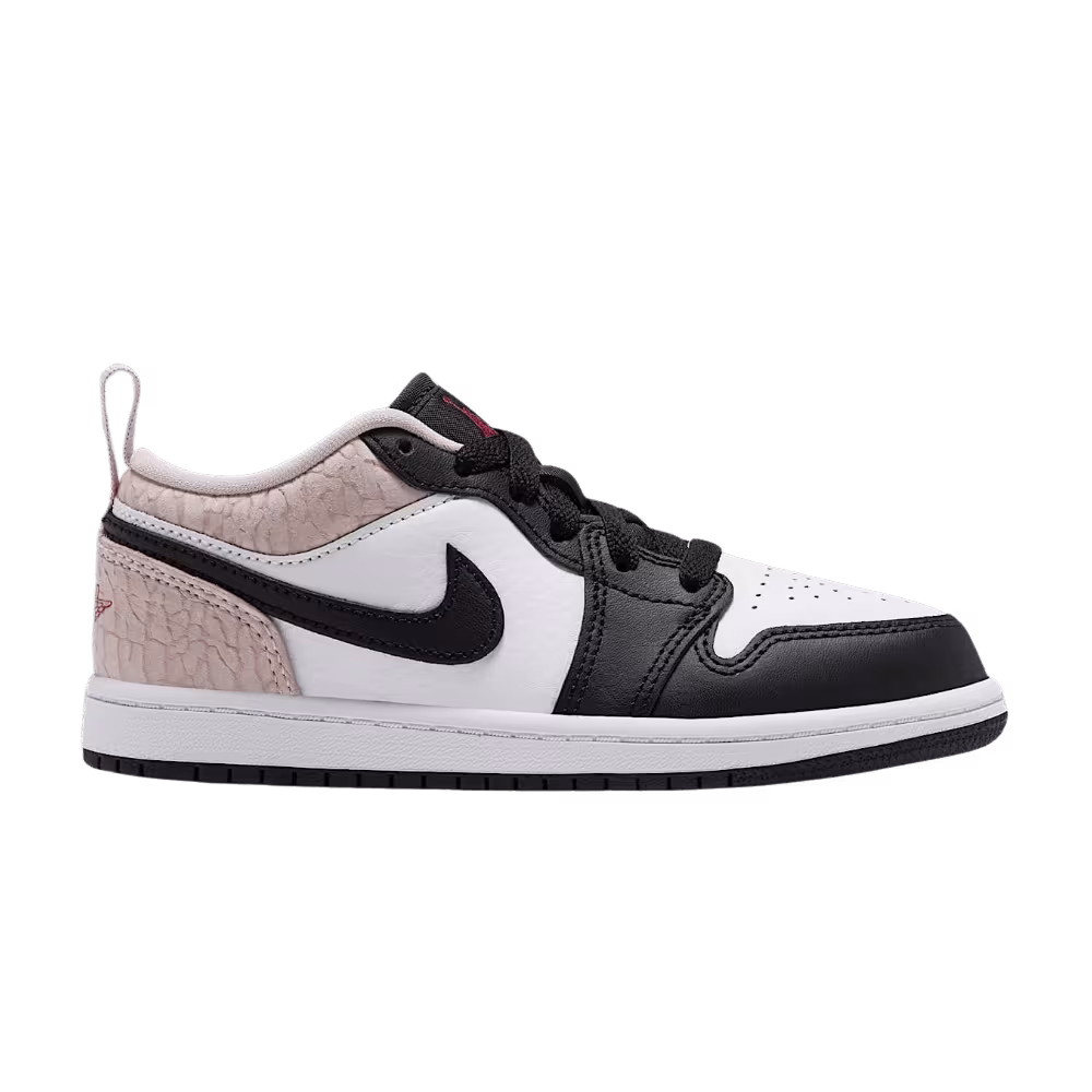 Air Jordan 1 Low SE PS Black White