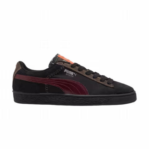 Puma Suede Built & Earned Ii 'Black Team Regal Red'