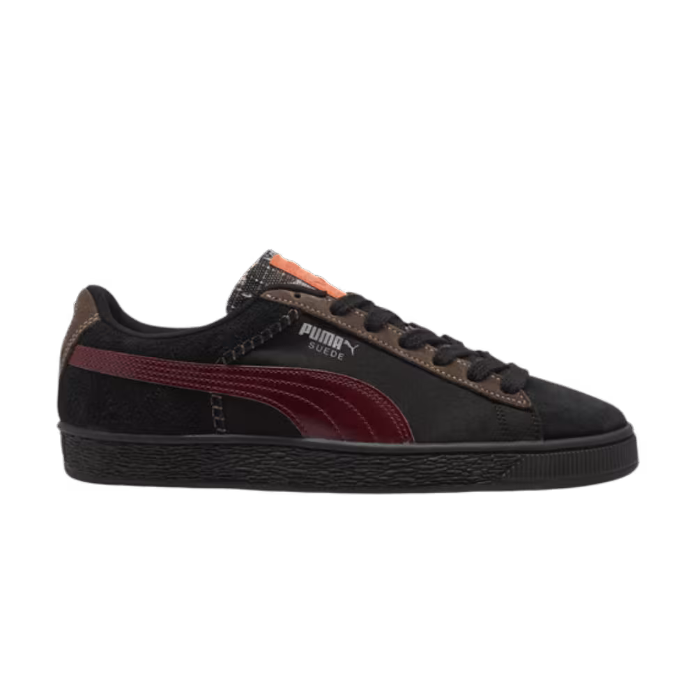 Puma Suede Built & Earned Ii Black Team Regal Red