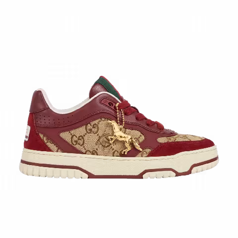 Gucci Wmns Re Web Sneakers 'Red Leather'