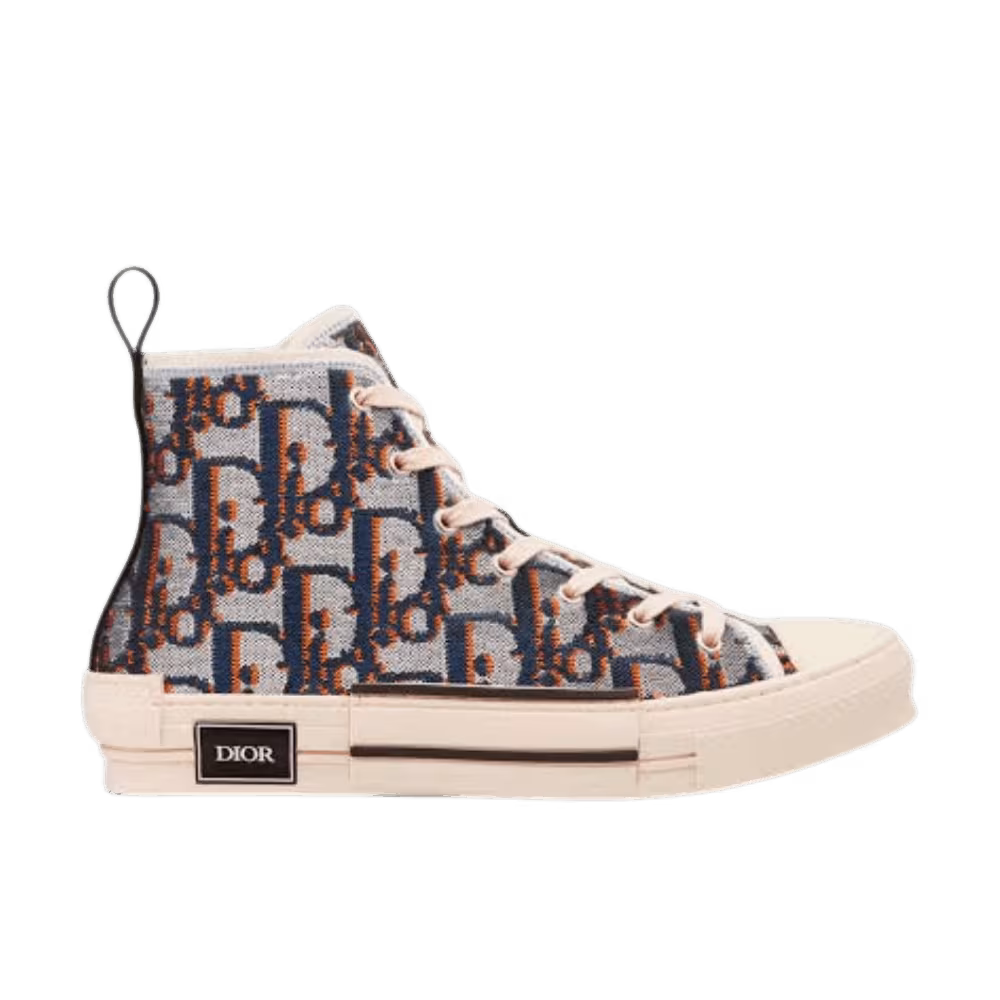 Dior B23 High-Top Sneaker Oblique Sequined Embroidered