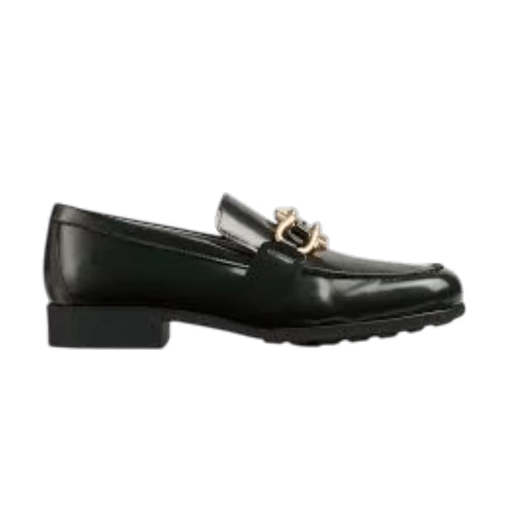 Bottega Veneta Monsieur Double Buckle Loafers Dark Green