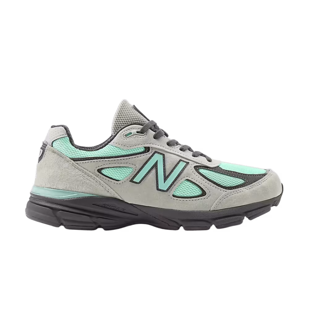 New Balance 990v4 Made In USA Silver Moss Bright Mint