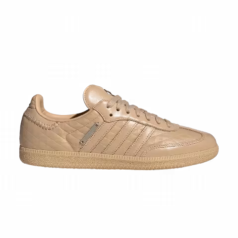 Mercedes-Benz x adidas Samba OG 'Magic Beige Silver Metallic'