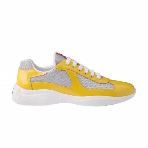 Prada America's Cup Sneakers 'Sunny Yellow Silver'