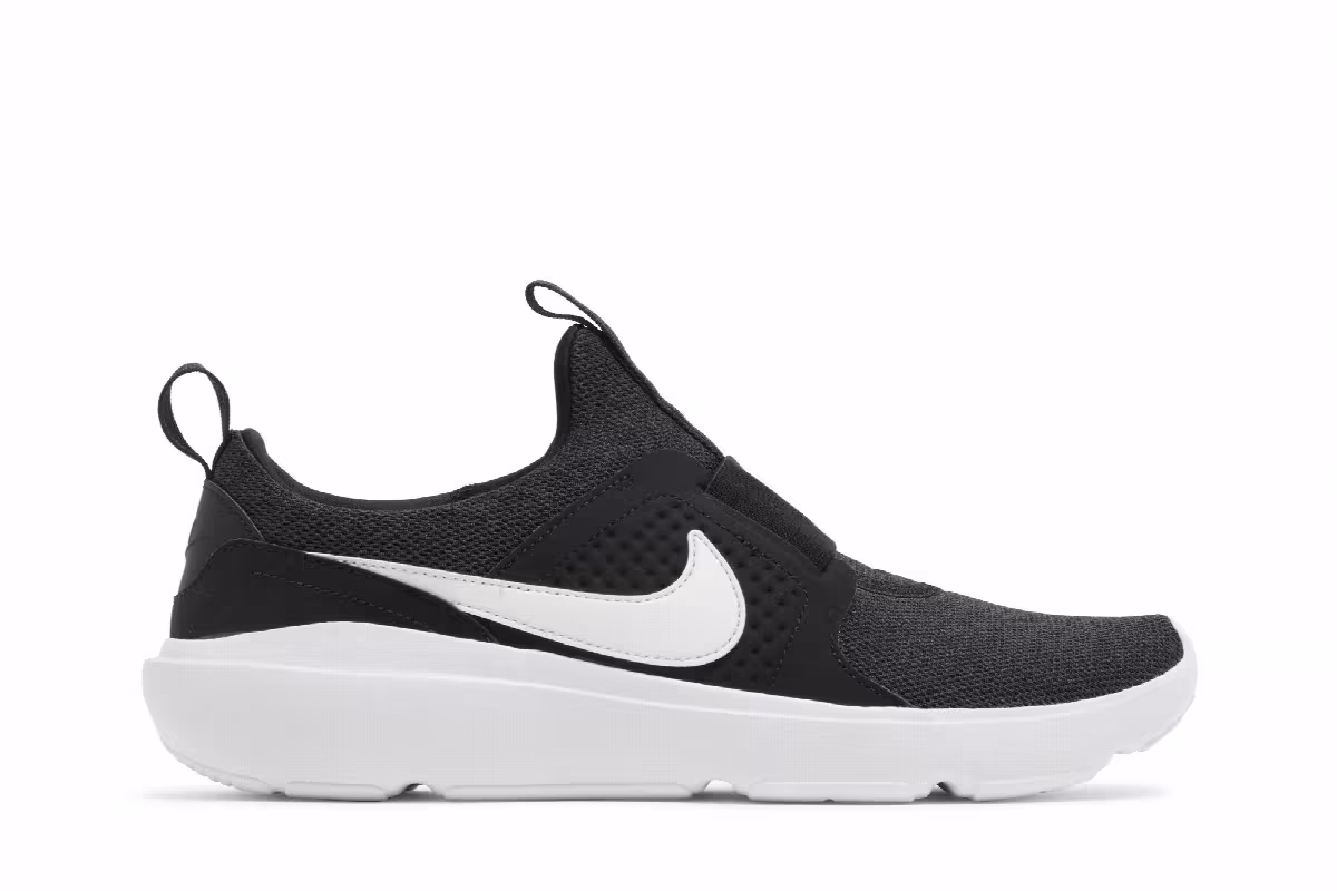 Nike AD Comfort Black White, view 2