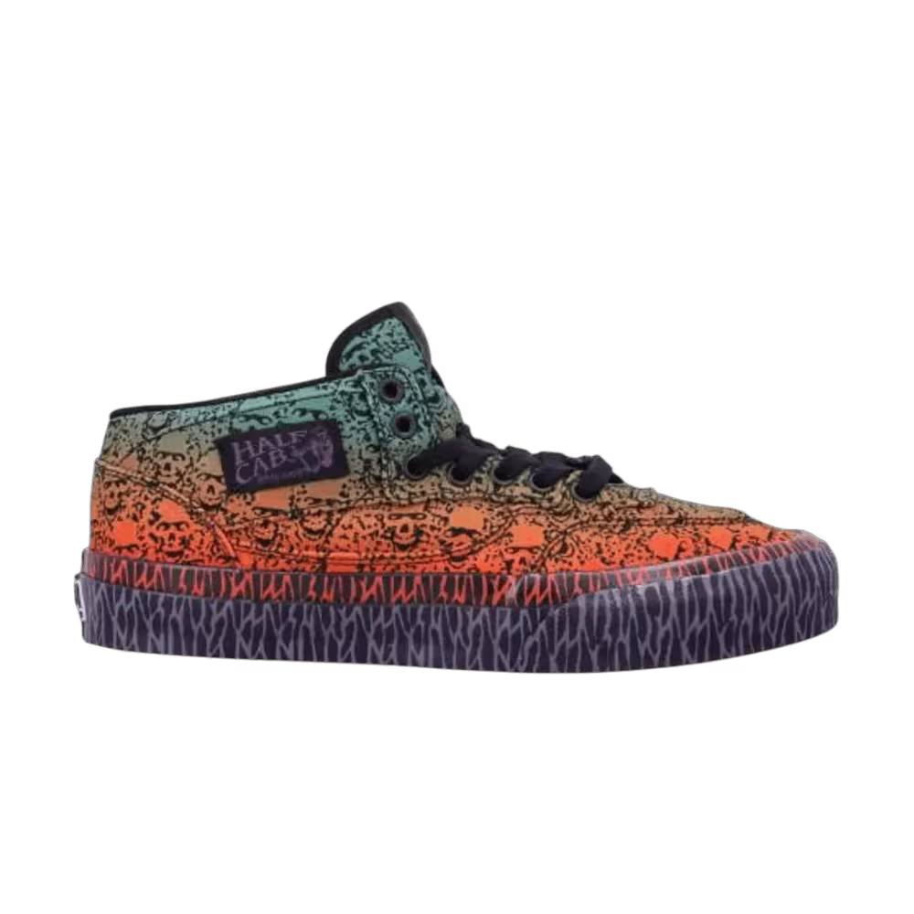 Vans Classic Slip-On Chito Skull Orange Green