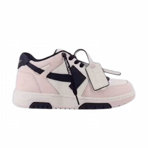 Off-White Out Of Office Calf Leather Sneakers 'Pink and Navy Blue'