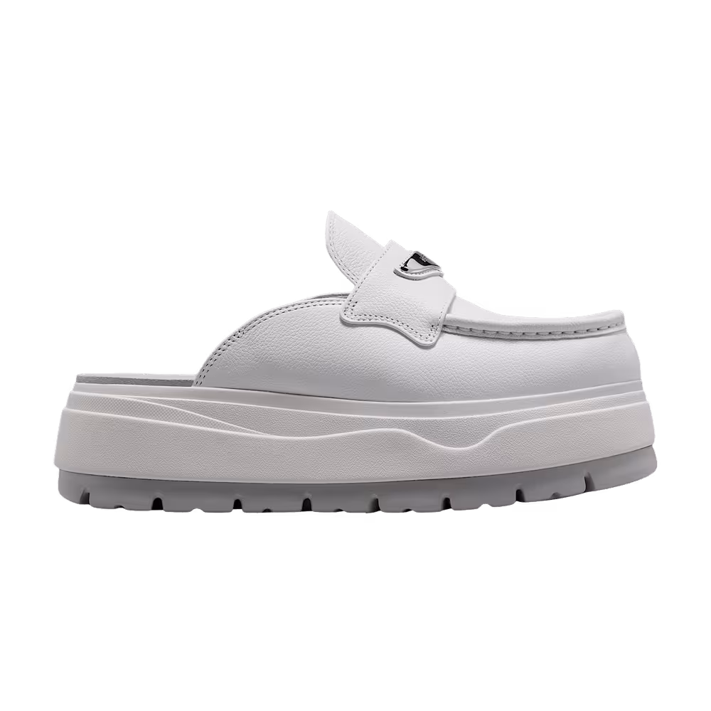Air Jordan Women's Mule Summit White Vast Grey Metallic Silver