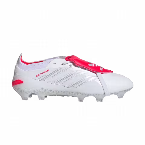 David Beckham x adidas Predator Elite Fold-Over Tongue FG 'White Silver Metallic'
