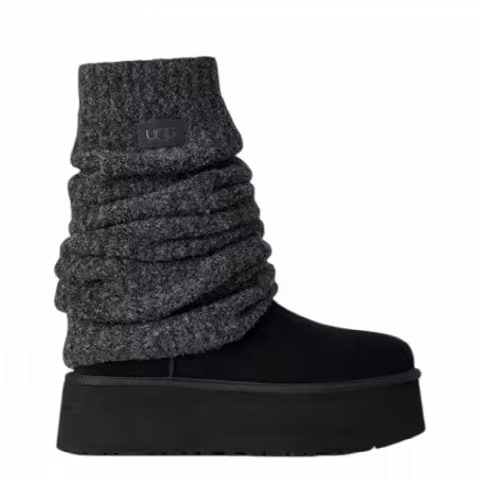 UGG Wmns Classic Mini Dipper Legwarmer Boot 'Black'