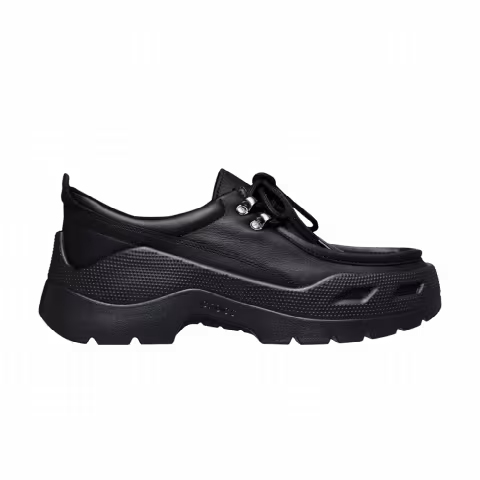 Crocs Gallery Leather Shoe 'Black'