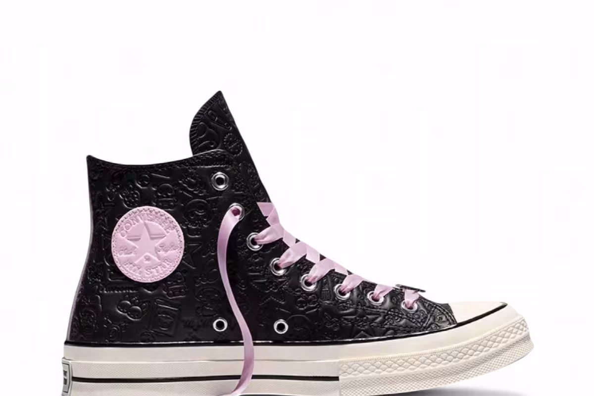 Hello Kitty and Friends x Converse Chuck 70 Black Egret Brown, view 2