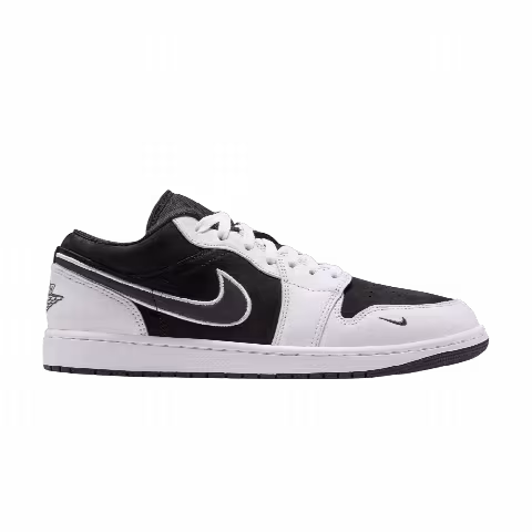 Air Jordan 1 Low SE Suede 'Black White'