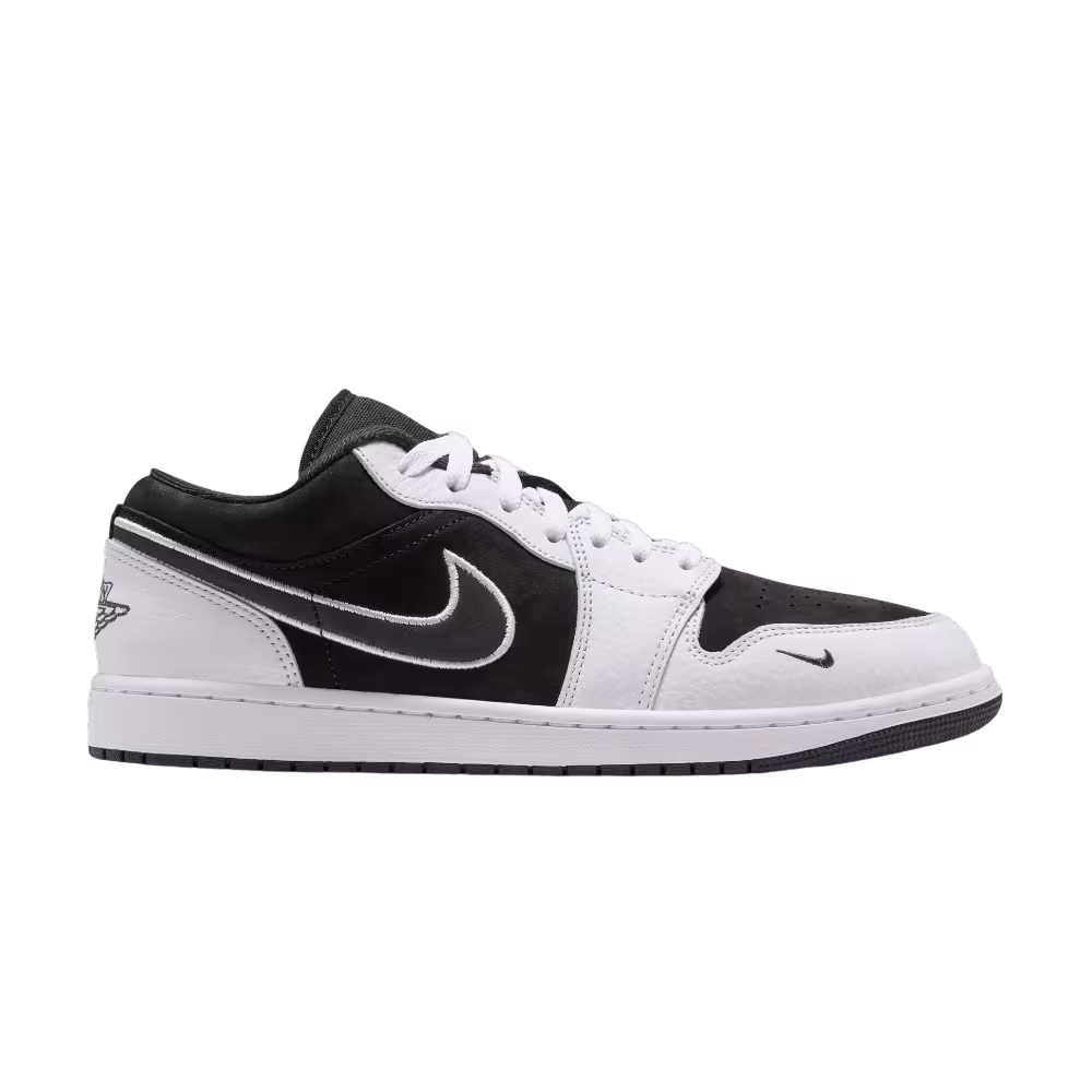 Air Jordan 1 Low SE Suede Black White