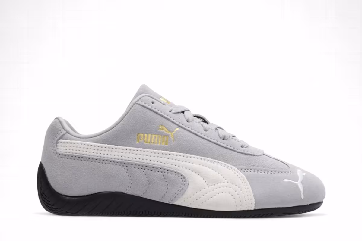 Puma Speedcat OG Big Kid Cool Mid Gray White, view 2